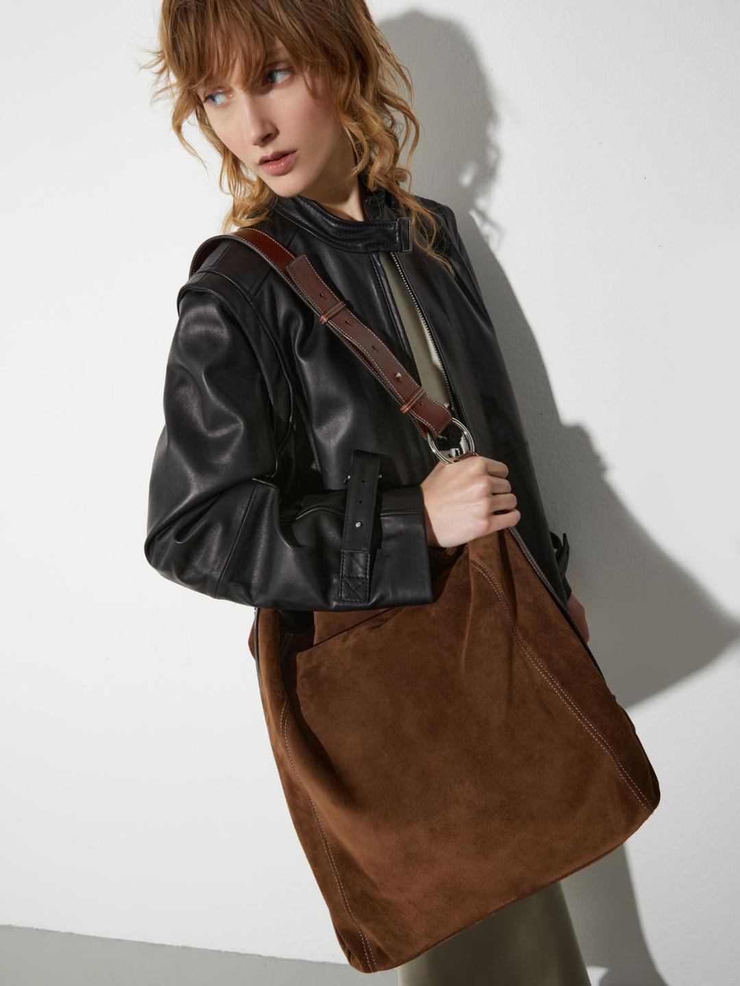 Borsa in pelle scamosciata | Max&Co Borsa in pelle scamosciata | Max&Co