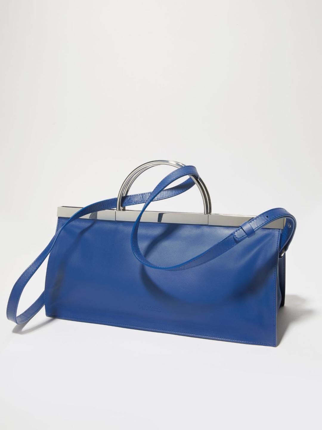 Borsa in pelle con manici in metallo | Max&Co Borsa in pelle con manici in metallo | Max&Co