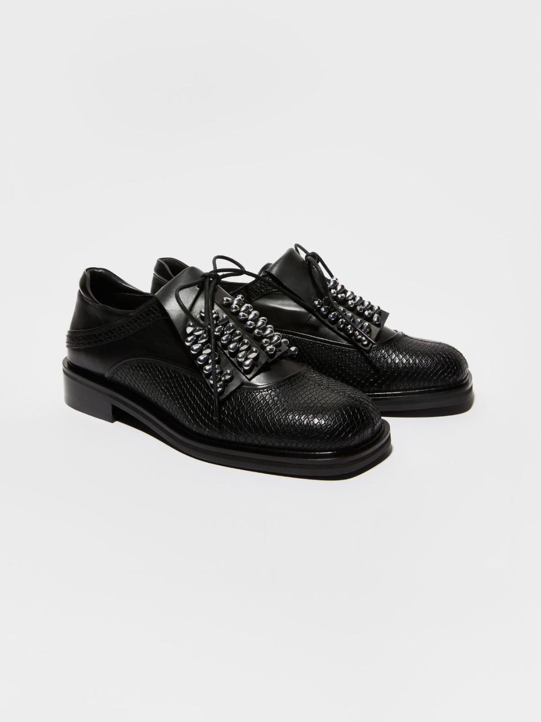 Brogues in pelle con frangia bijou | Max&Co Brogues in pelle con frangia bijou | Max&Co