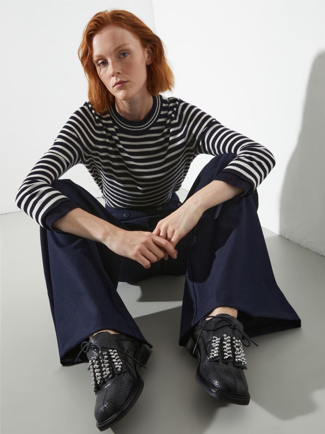 Brogues in pelle con frangia bijou | Max&Co Brogues in pelle con frangia bijou | Max&Co