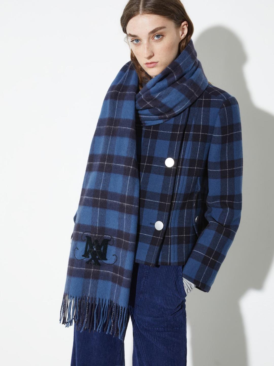 Stola in lana con stemma | Max&Co Stola in lana con stemma | Max&Co