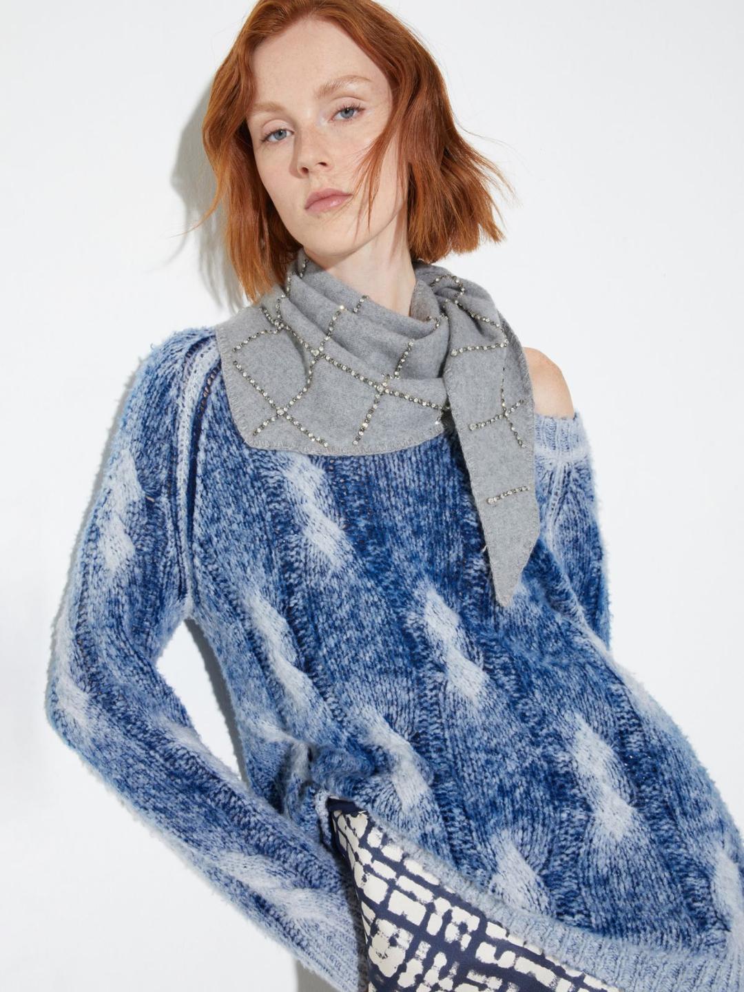 Foulard in lana con strass | Max&Co Foulard in lana con strass | Max&Co