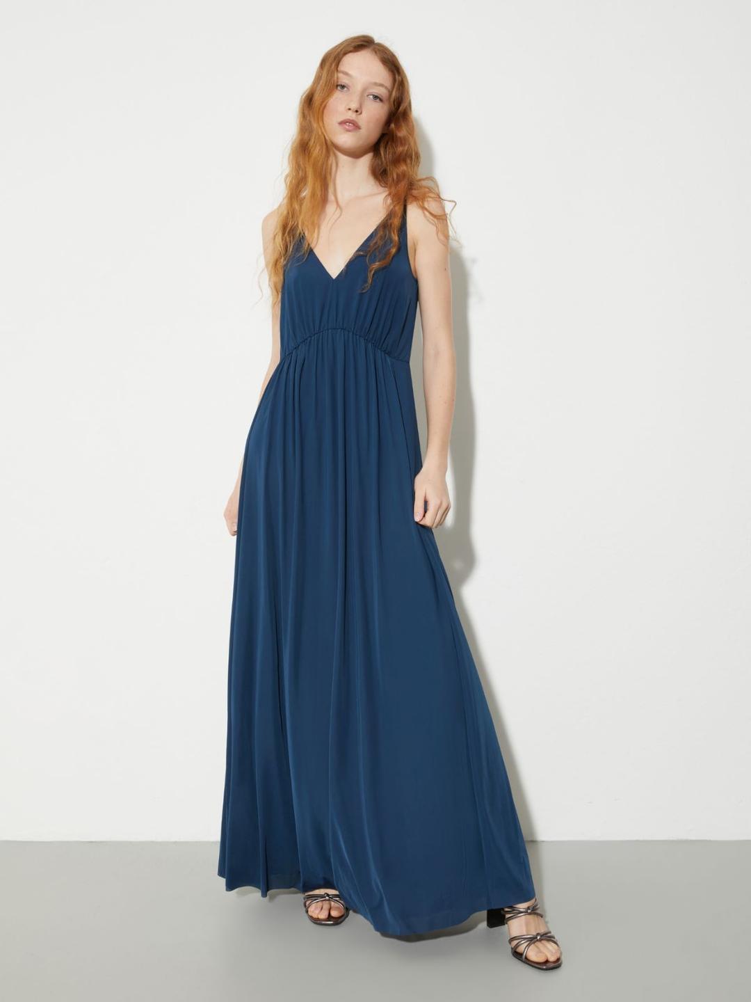 Abito lungo in jersey fluido | Max&Co Abito lungo in jersey fluido | Max&Co