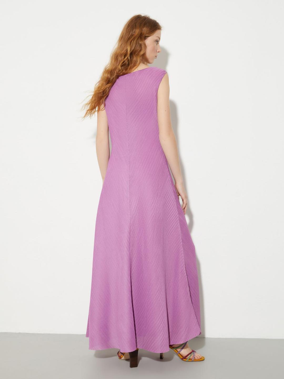 Abito lungo in jersey plissé | Max&Co Abito lungo in jersey plissé | Max&Co