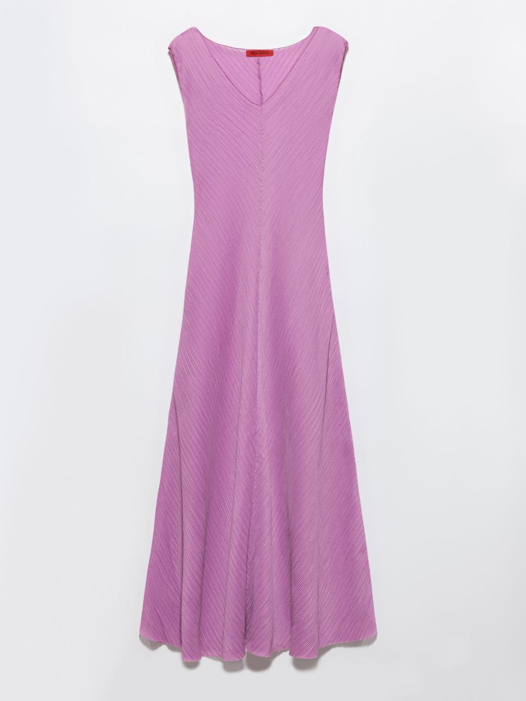 Abito lungo in jersey plissé | Max&Co Abito lungo in jersey plissé | Max&Co