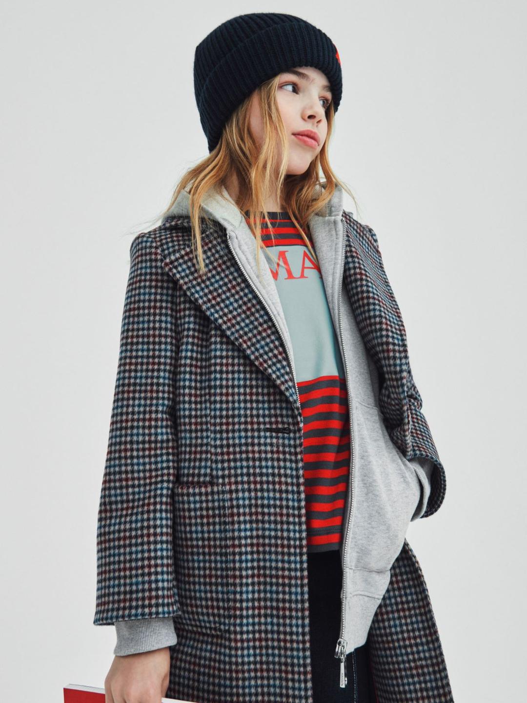 Felpa con cappuccio e stemma KID | Max&Co Felpa con cappuccio e stemma KID | Max&Co