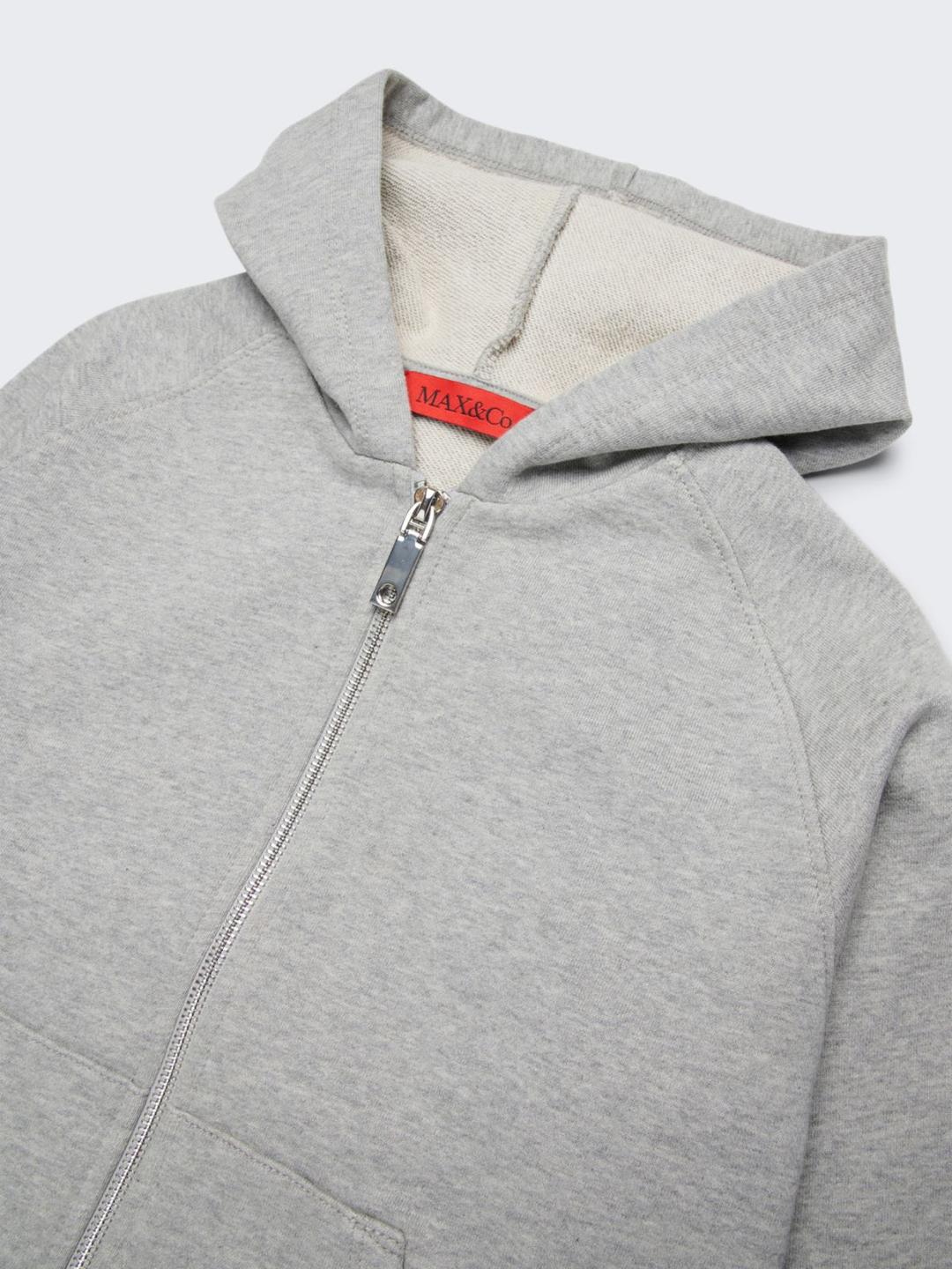 Felpa con cappuccio e stemma KID | Max&Co Felpa con cappuccio e stemma KID | Max&Co