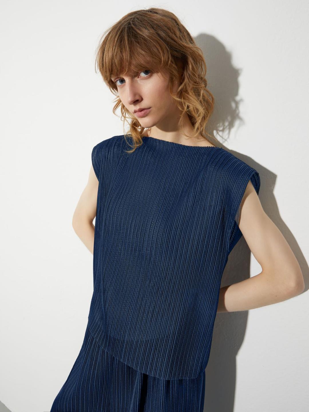 Top in jersey plissé | Max&Co Top in jersey plissé | Max&Co
