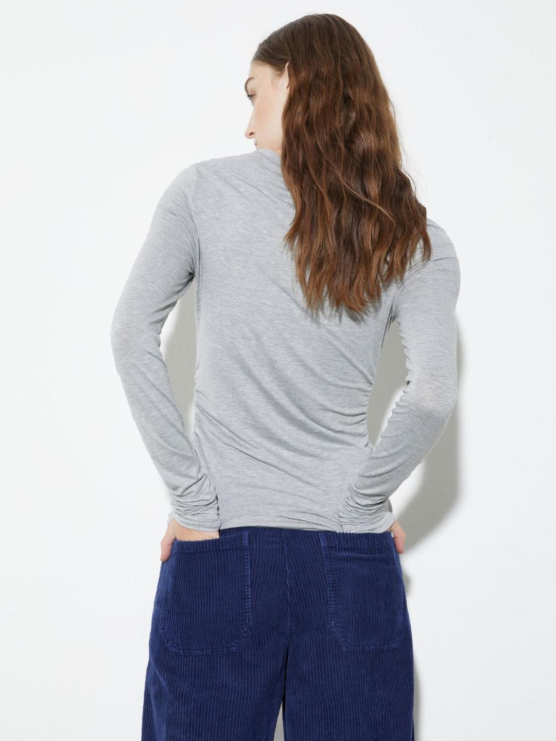 T-shirt fluida con drappeggi | Max&Co T-shirt fluida con drappeggi | Max&Co