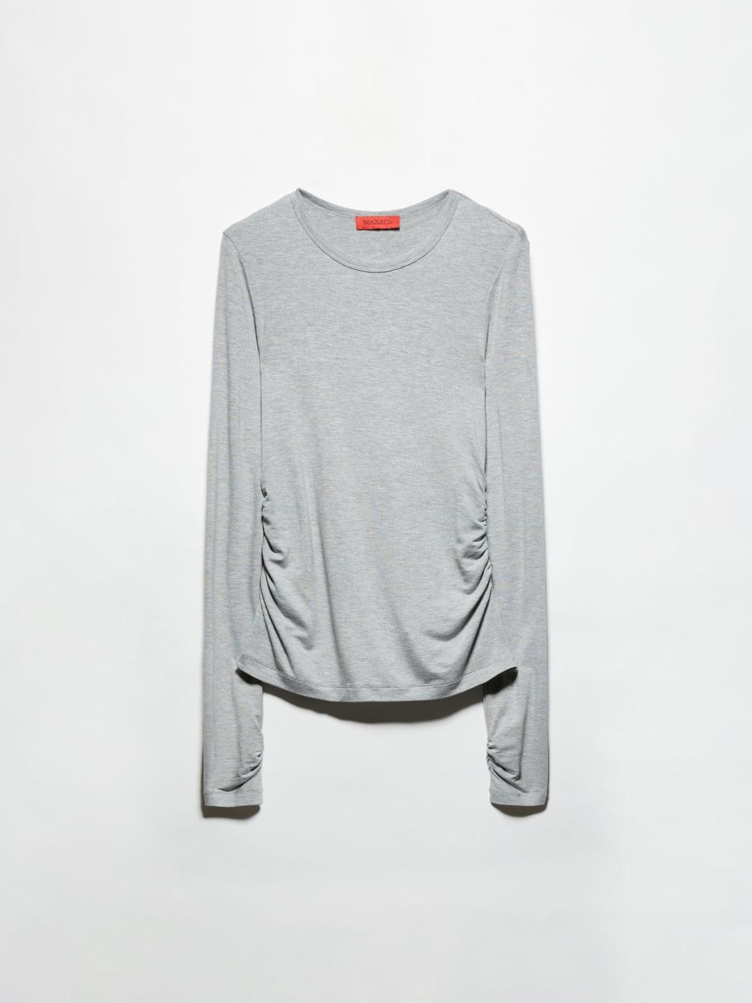 T-shirt fluida con drappeggi | Max&Co T-shirt fluida con drappeggi | Max&Co