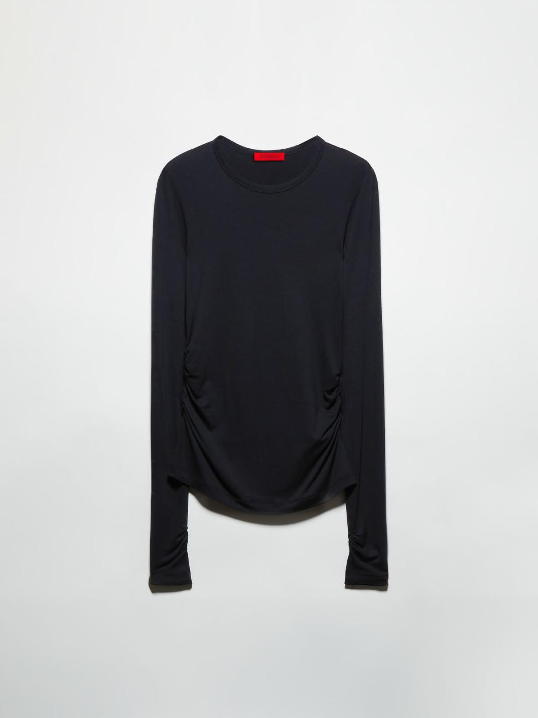 T-shirt fluida con drappeggi | Max&Co T-shirt fluida con drappeggi | Max&Co