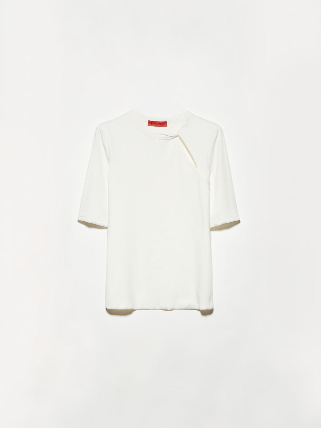 T-shirt cut-out a costine | Max&Co T-shirt cut-out a costine | Max&Co