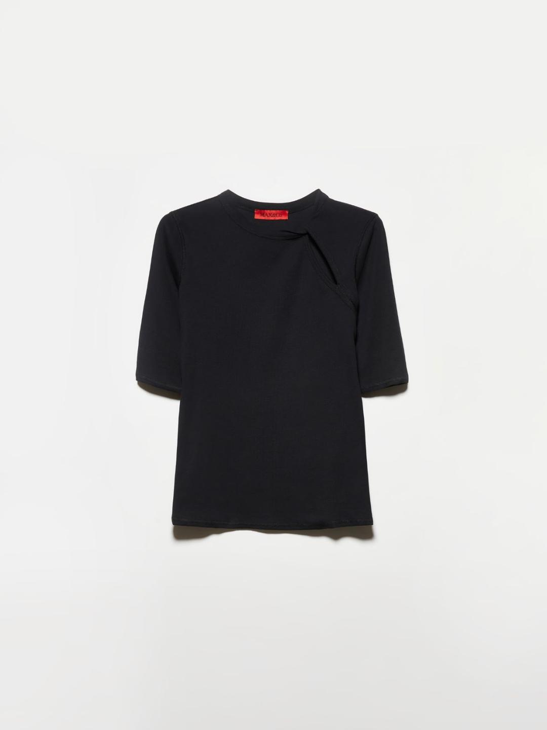 T-shirt cut-out a costine | Max&Co T-shirt cut-out a costine | Max&Co
