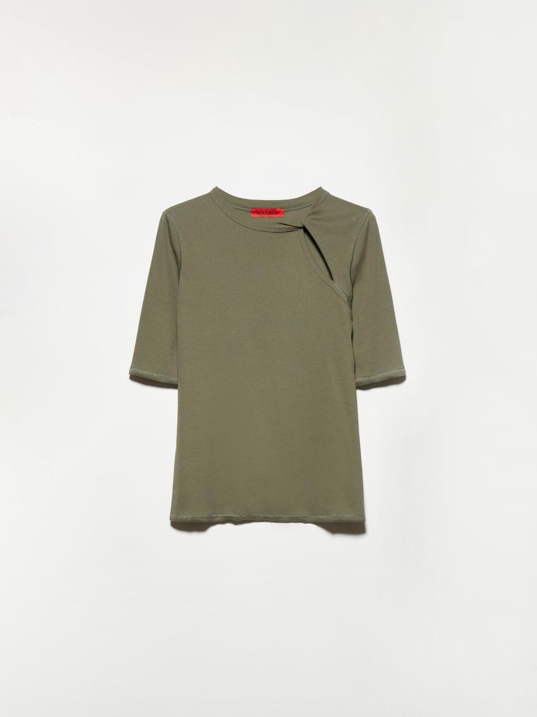 T-shirt cut-out a costine | Max&Co T-shirt cut-out a costine | Max&Co