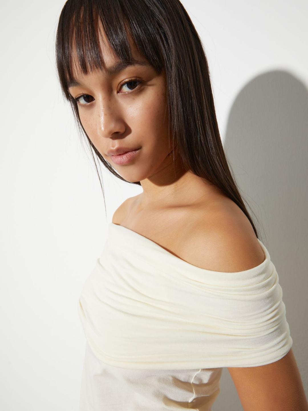 Top off-the-shoulder in jersey | Max&Co Top off-the-shoulder in jersey | Max&Co