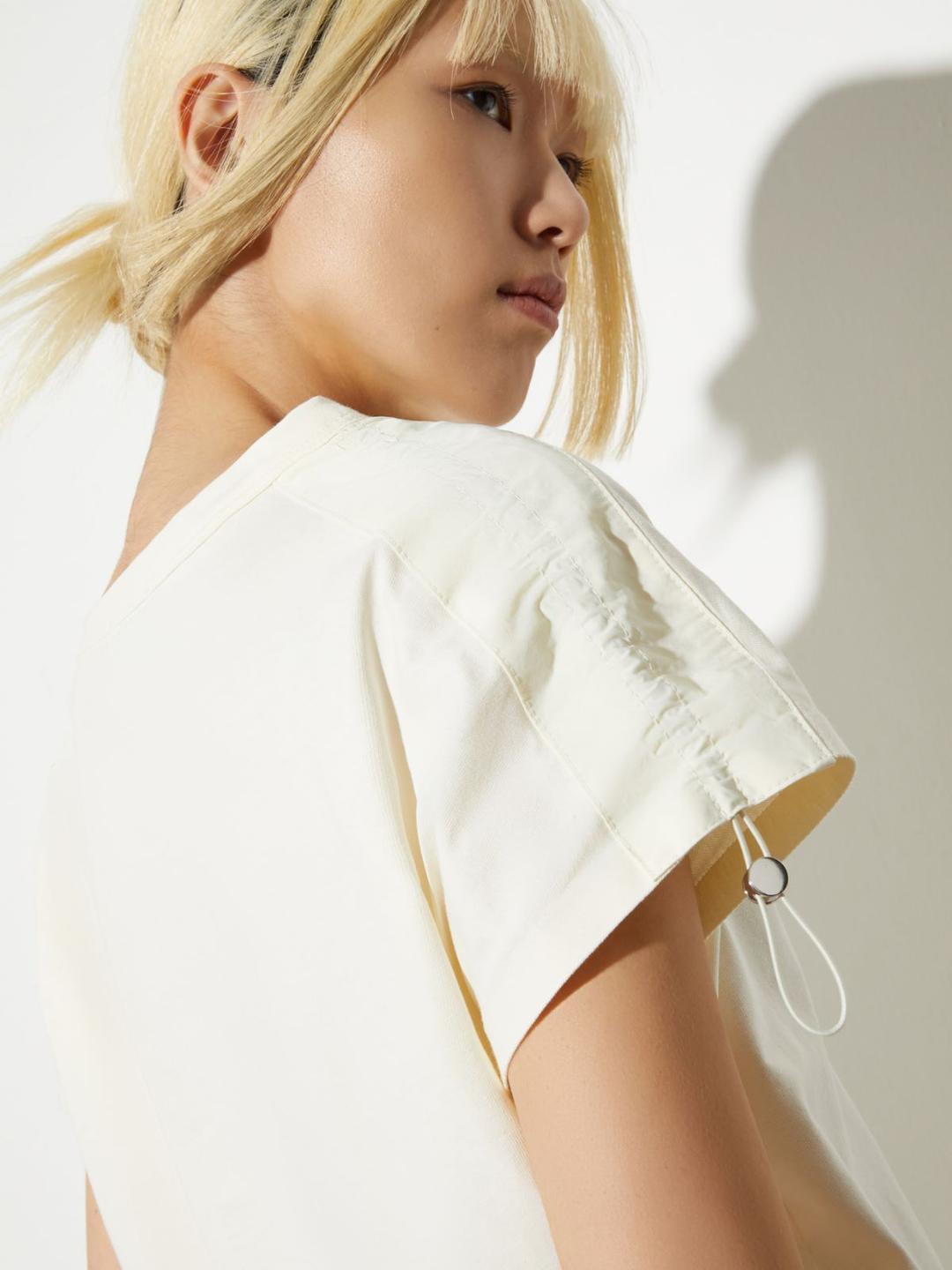 T-shirt in cotone con coulisse | Max&Co T-shirt in cotone con coulisse | Max&Co