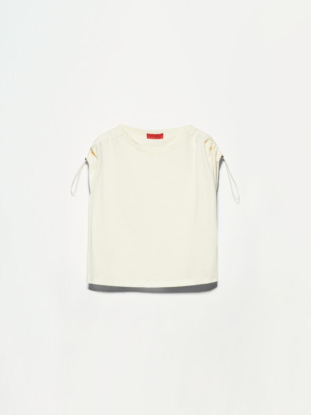T-shirt in cotone con coulisse | Max&Co T-shirt in cotone con coulisse | Max&Co
