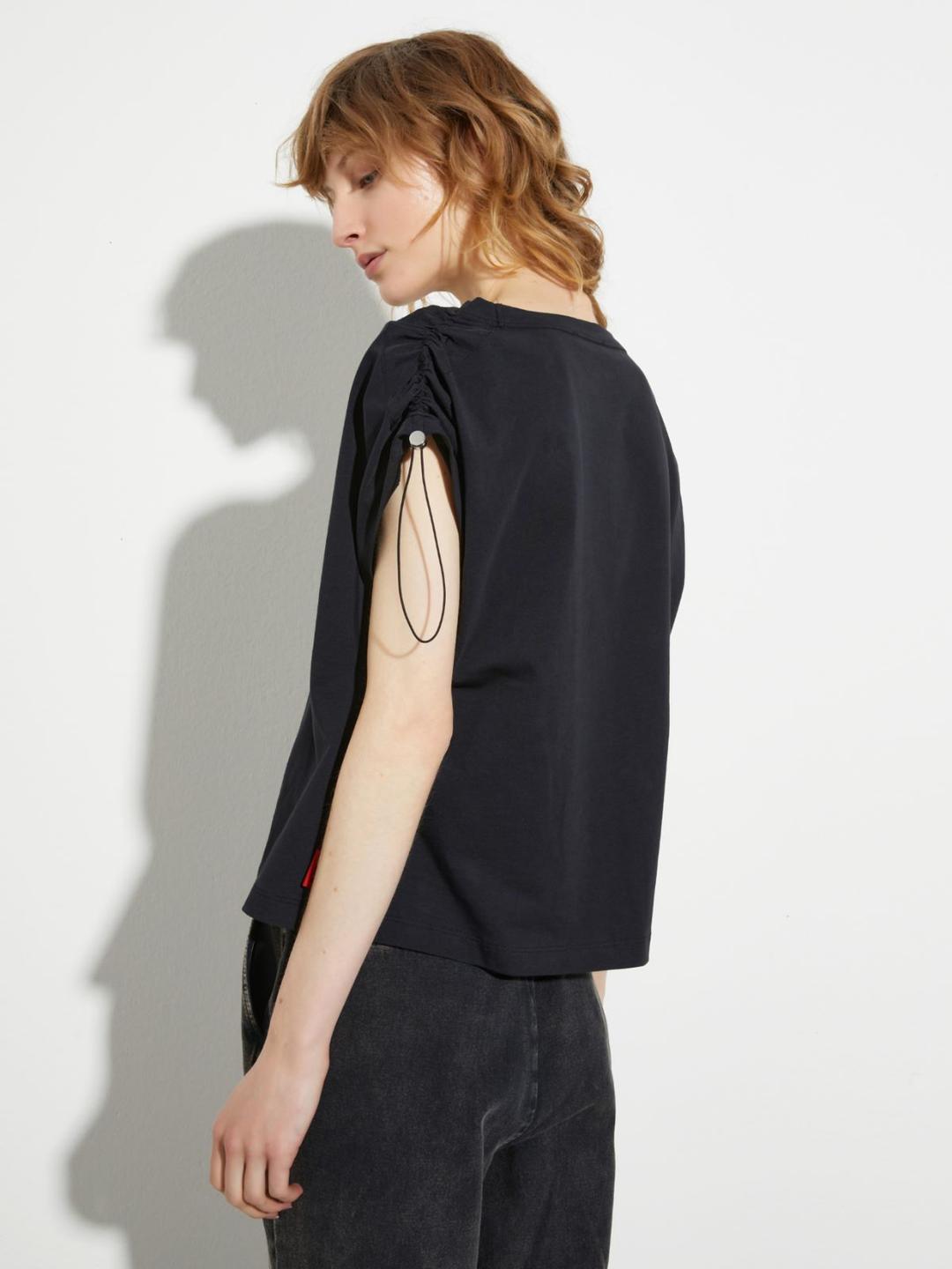 T-shirt in cotone con coulisse | Max&Co T-shirt in cotone con coulisse | Max&Co