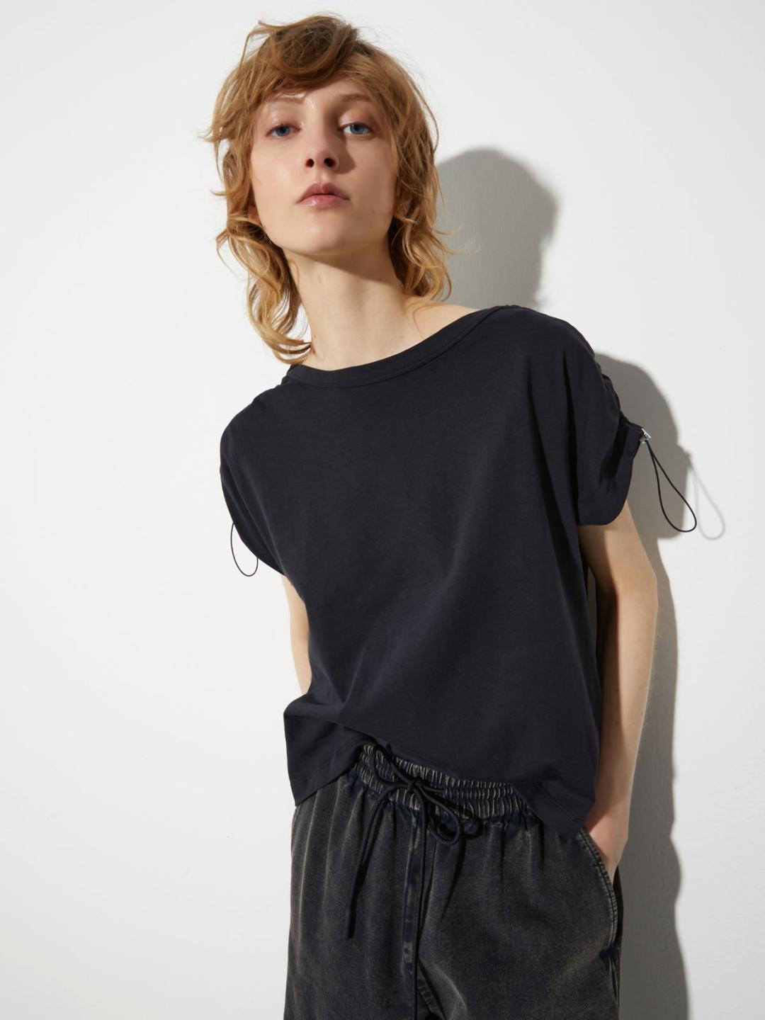 T-shirt in cotone con coulisse | Max&Co T-shirt in cotone con coulisse | Max&Co
