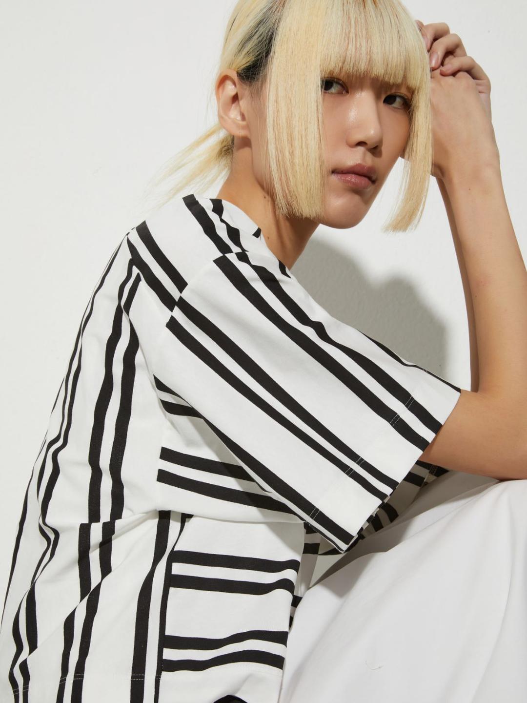 T-shirt in cotone a righe | Max&Co T-shirt in cotone a righe | Max&Co