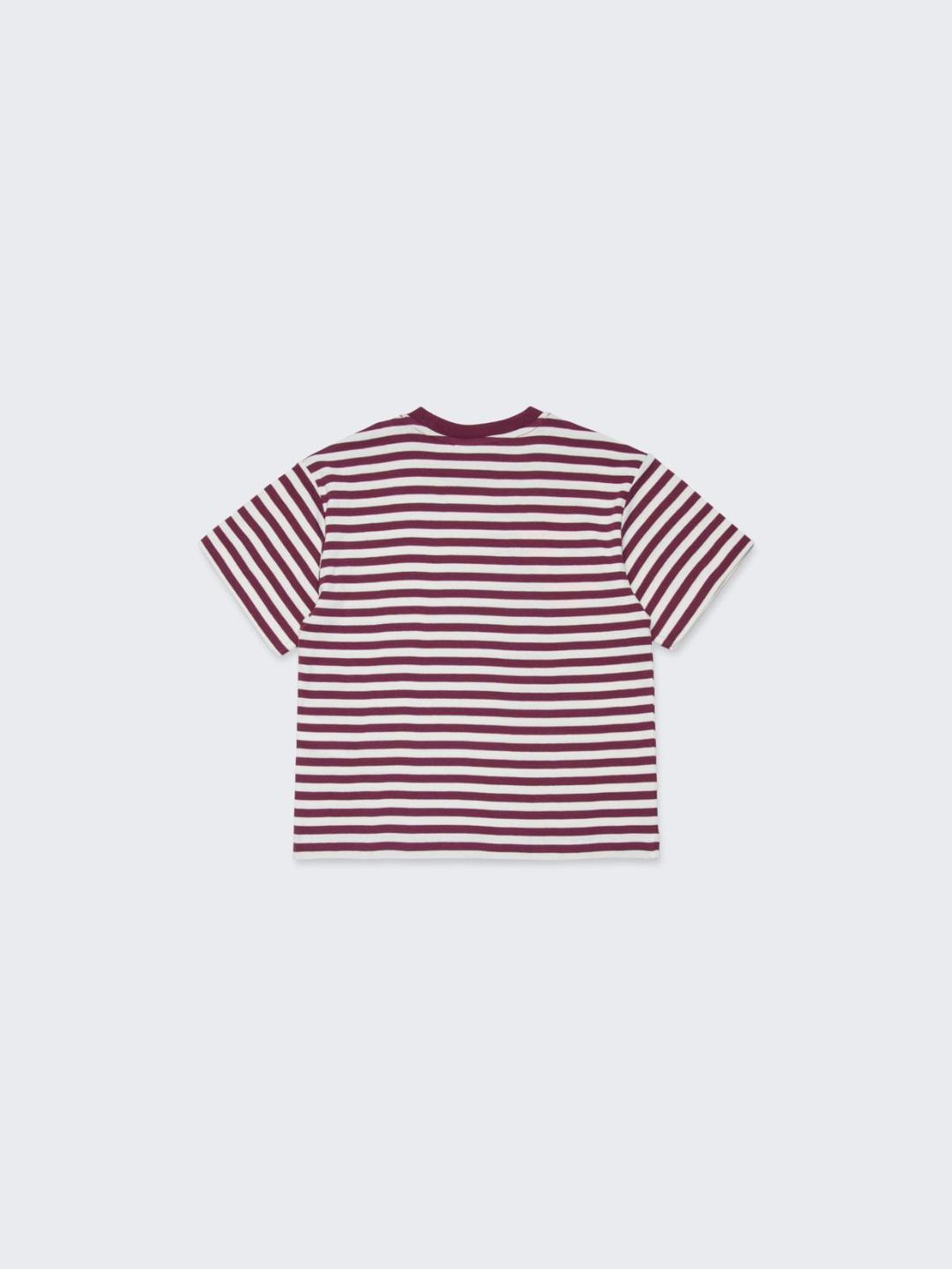 T-shirt in microcostina a righe KID | Max&Co T-shirt in microcostina a righe KID | Max&Co