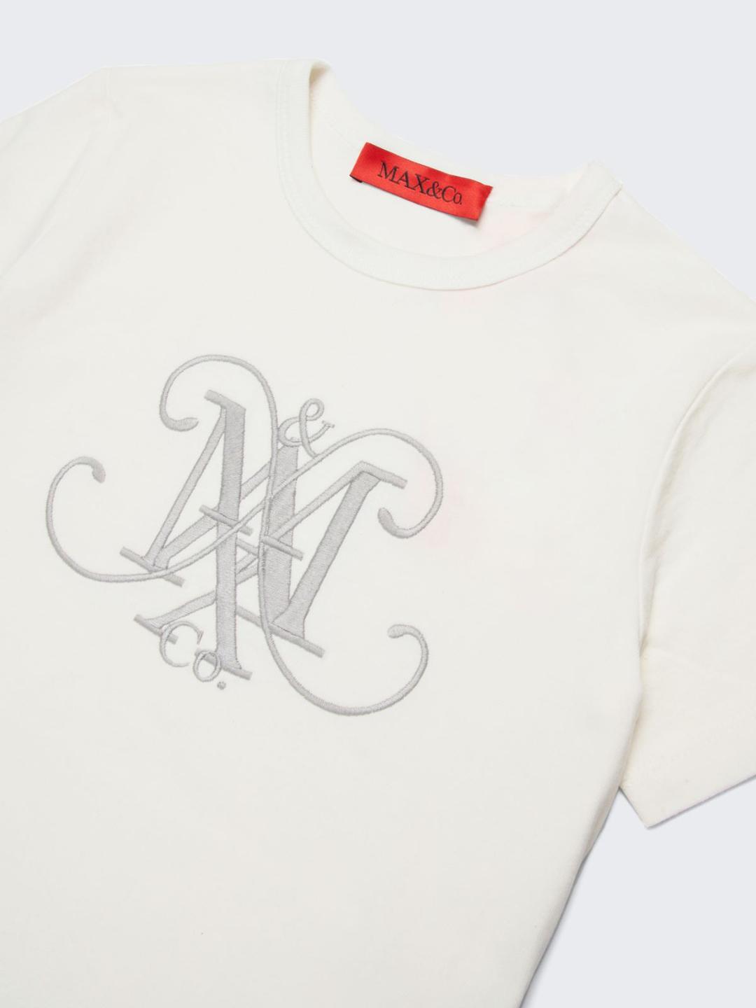 T-shirt in jersey con maxi stemma KID | Max&Co T-shirt in jersey con maxi stemma KID | Max&Co