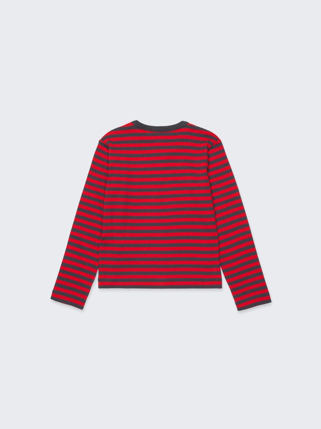 T-shirt manica lunga in microcostina a righe KID | Max&Co T-shirt manica lunga in microcostina a righe KID | Max&Co