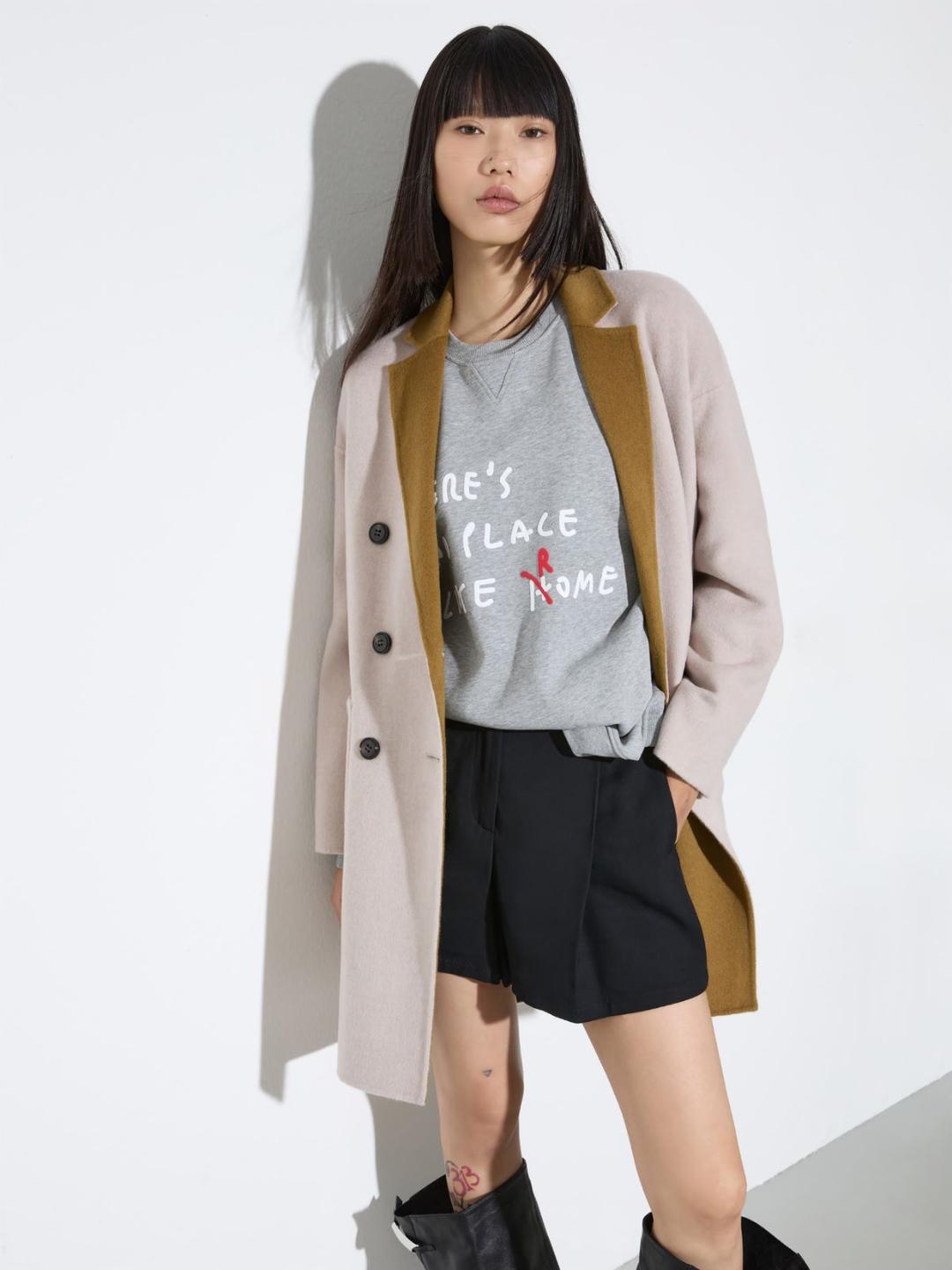 Coat reversibile in lana double | Max&Co Coat reversibile in lana double | Max&Co