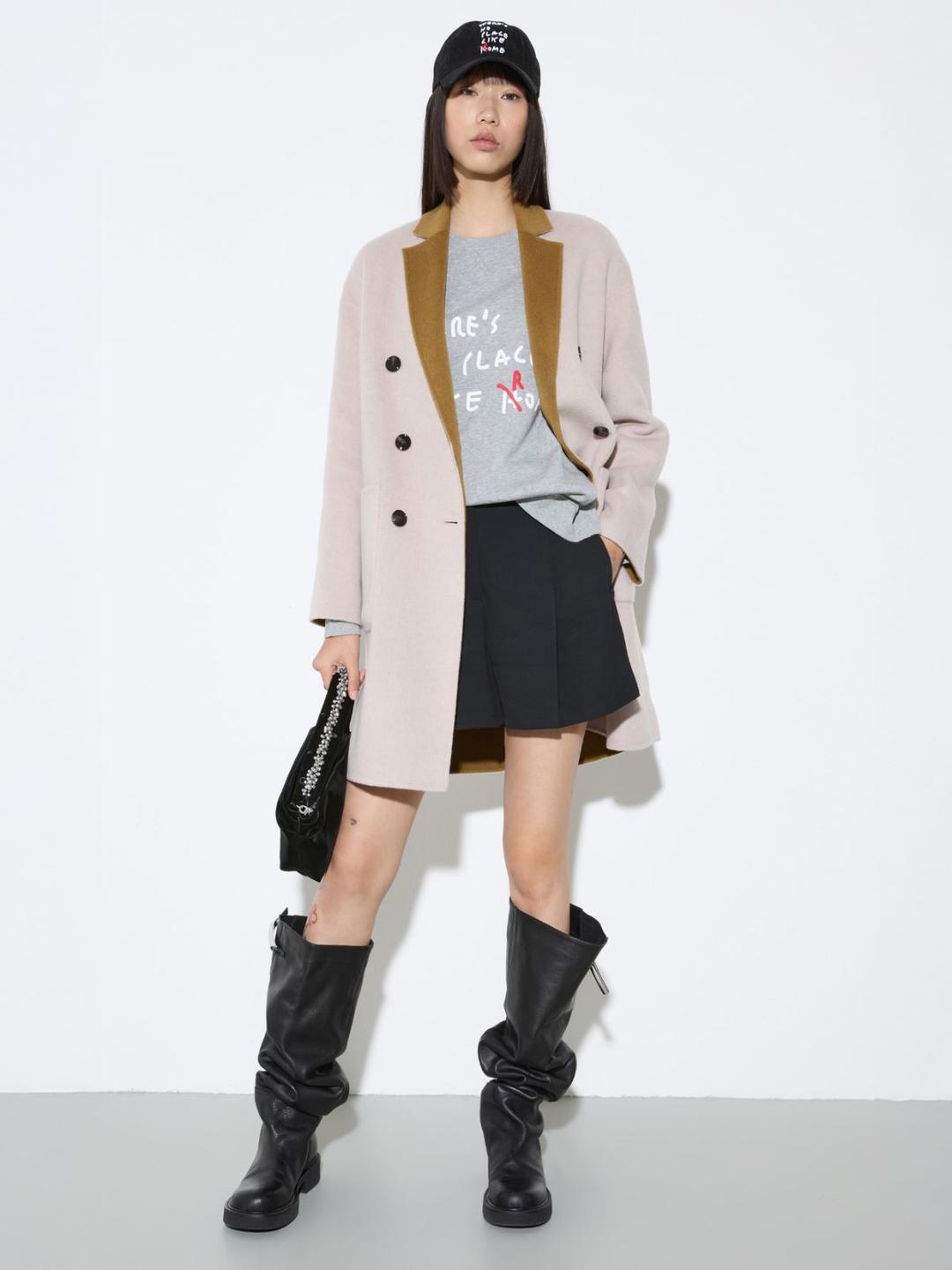 Coat reversibile in lana double | Max&Co Coat reversibile in lana double | Max&Co