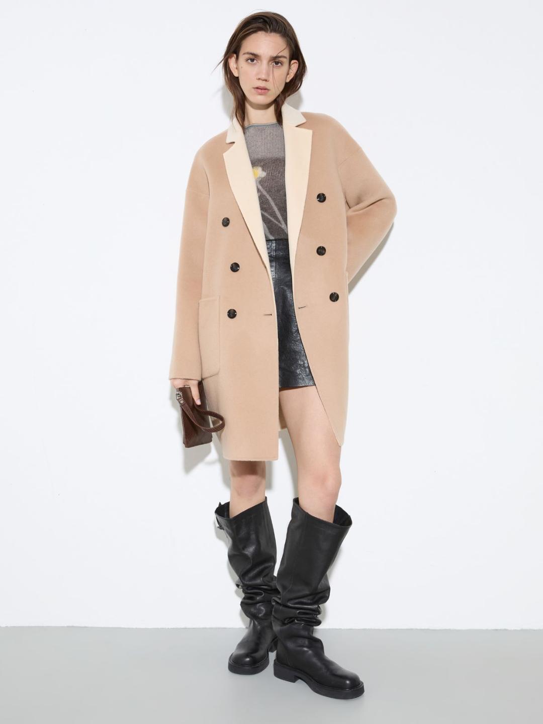 Coat reversibile in lana double | Max&Co Coat reversibile in lana double | Max&Co