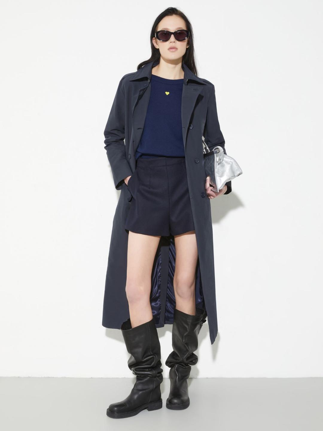 Trench midi in ottoman | Max&Co Trench midi in ottoman | Max&Co