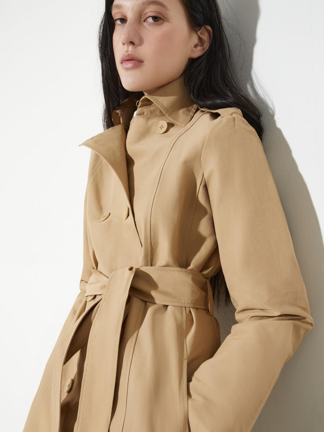 Trench midi in ottoman | Max&Co Trench midi in ottoman | Max&Co
