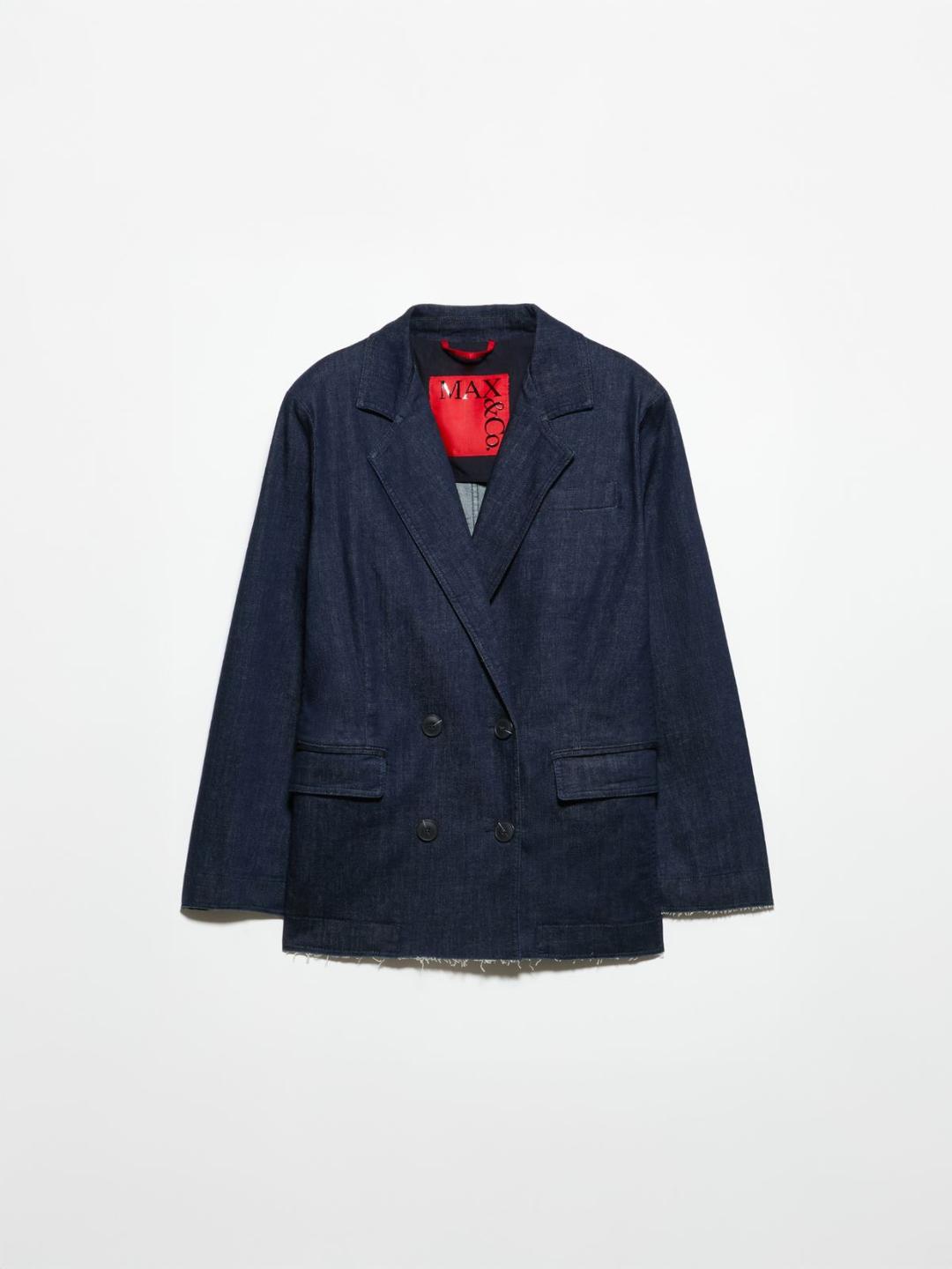 Blazer doppiopetto in denim | Max&Co Blazer doppiopetto in denim | Max&Co