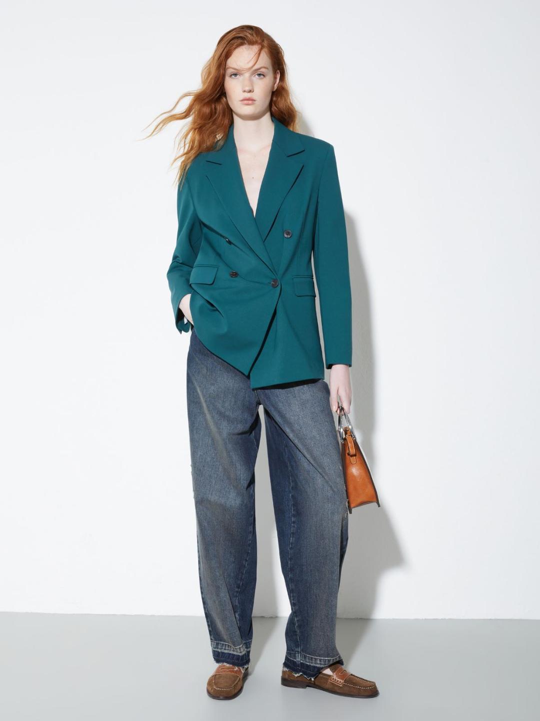 Blazer doppiopetto in gabardine | Max&Co Blazer doppiopetto in gabardine | Max&Co