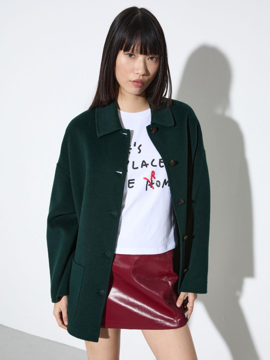 Giacca camicia in lana double | Max&Co Giacca camicia in lana double | Max&Co