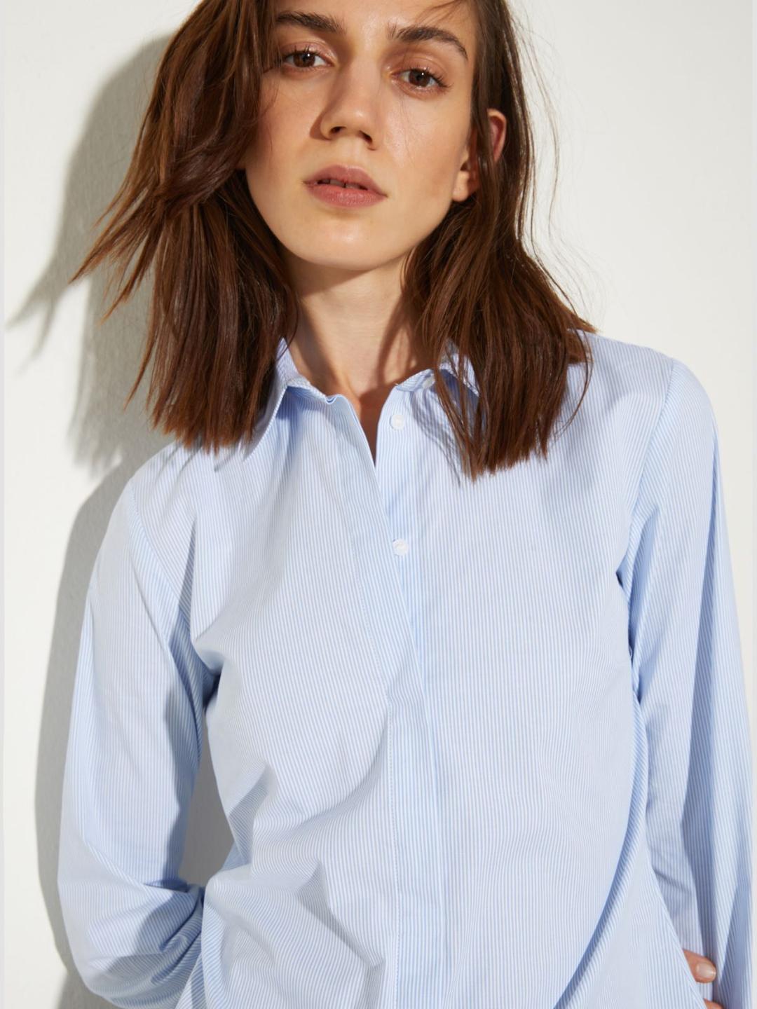 Camicia slim in popeline | Max&Co Camicia slim in popeline | Max&Co