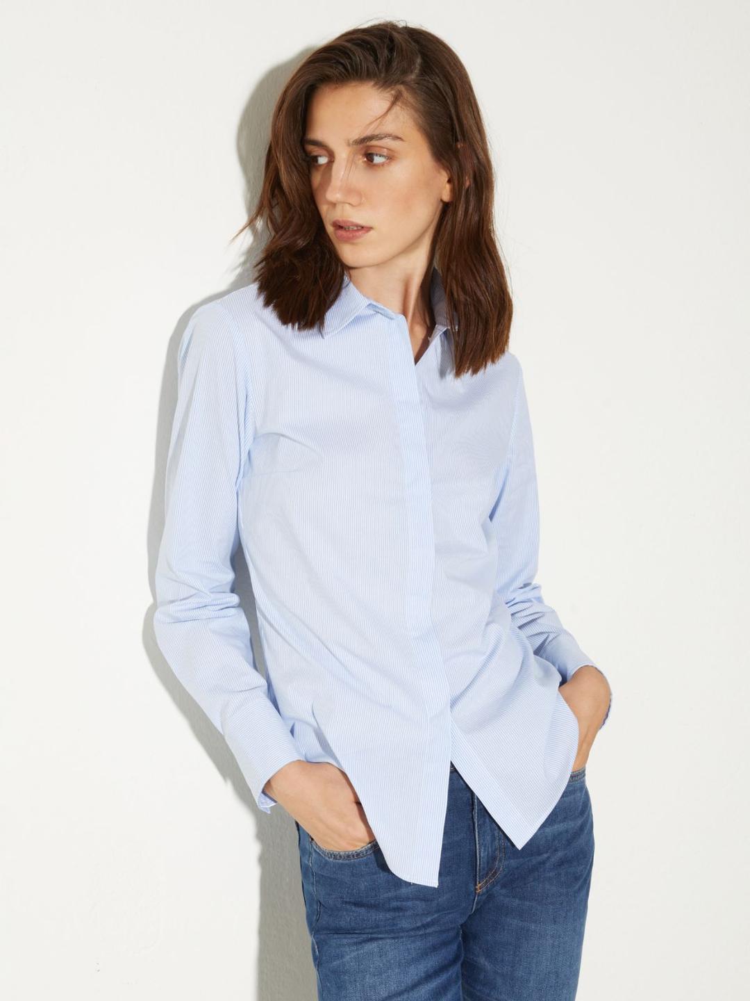 Camicia slim in popeline | Max&Co Camicia slim in popeline | Max&Co