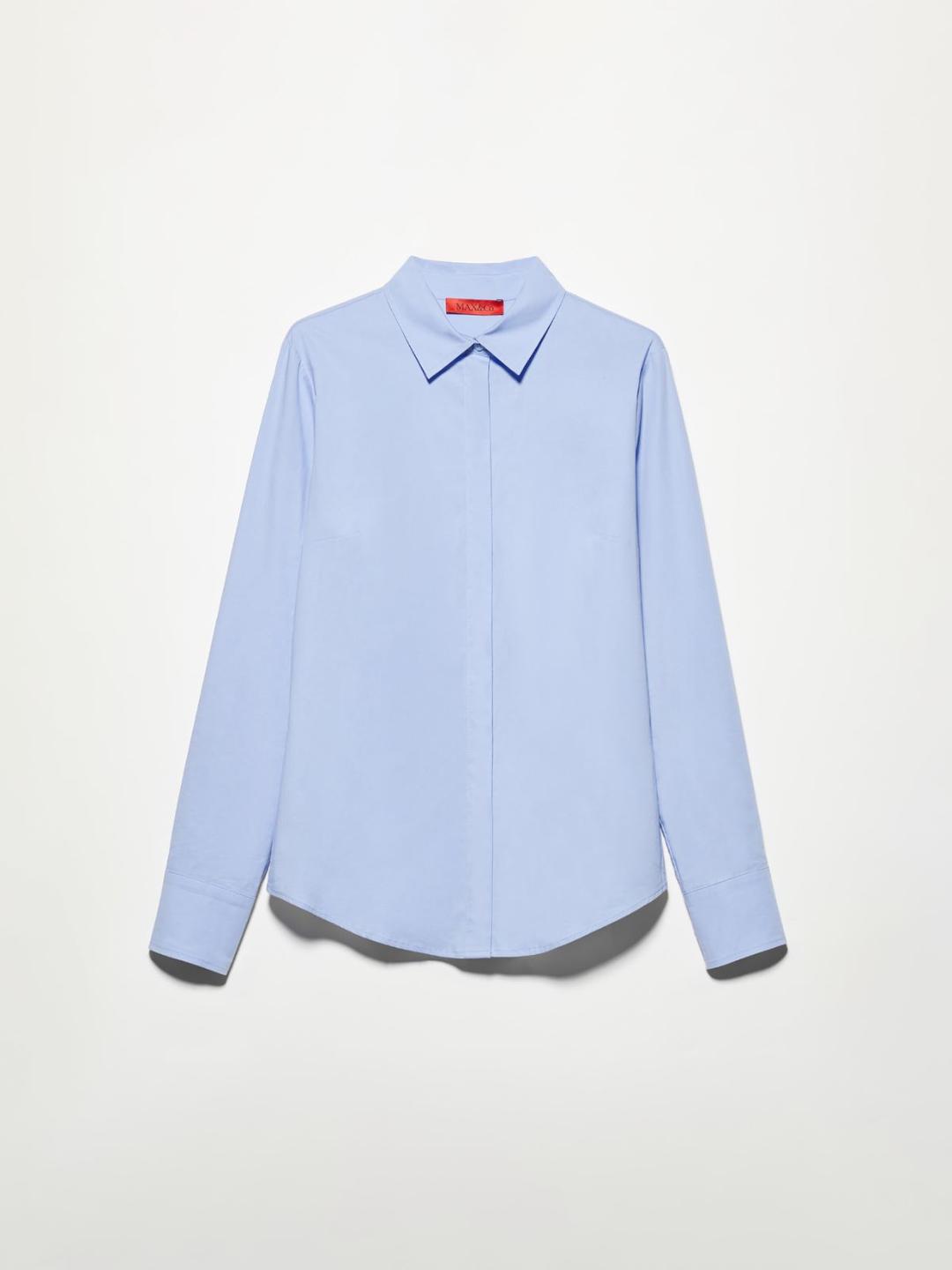 Camicia slim in popeline | Max&Co Camicia slim in popeline | Max&Co