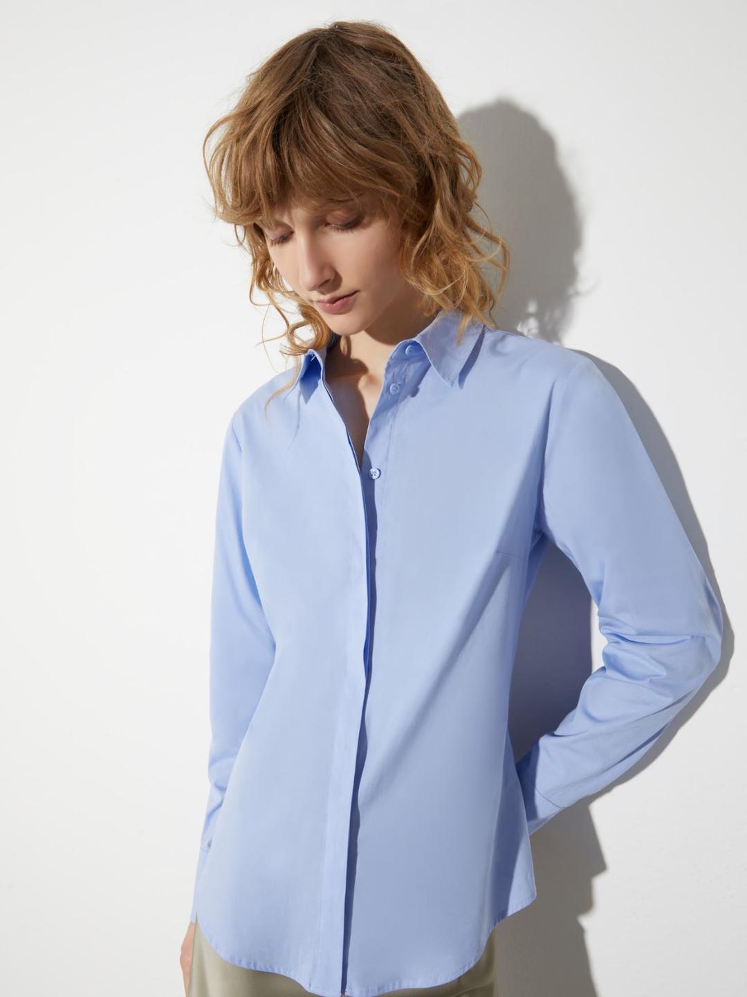 Camicia slim in popeline | Max&Co Camicia slim in popeline | Max&Co