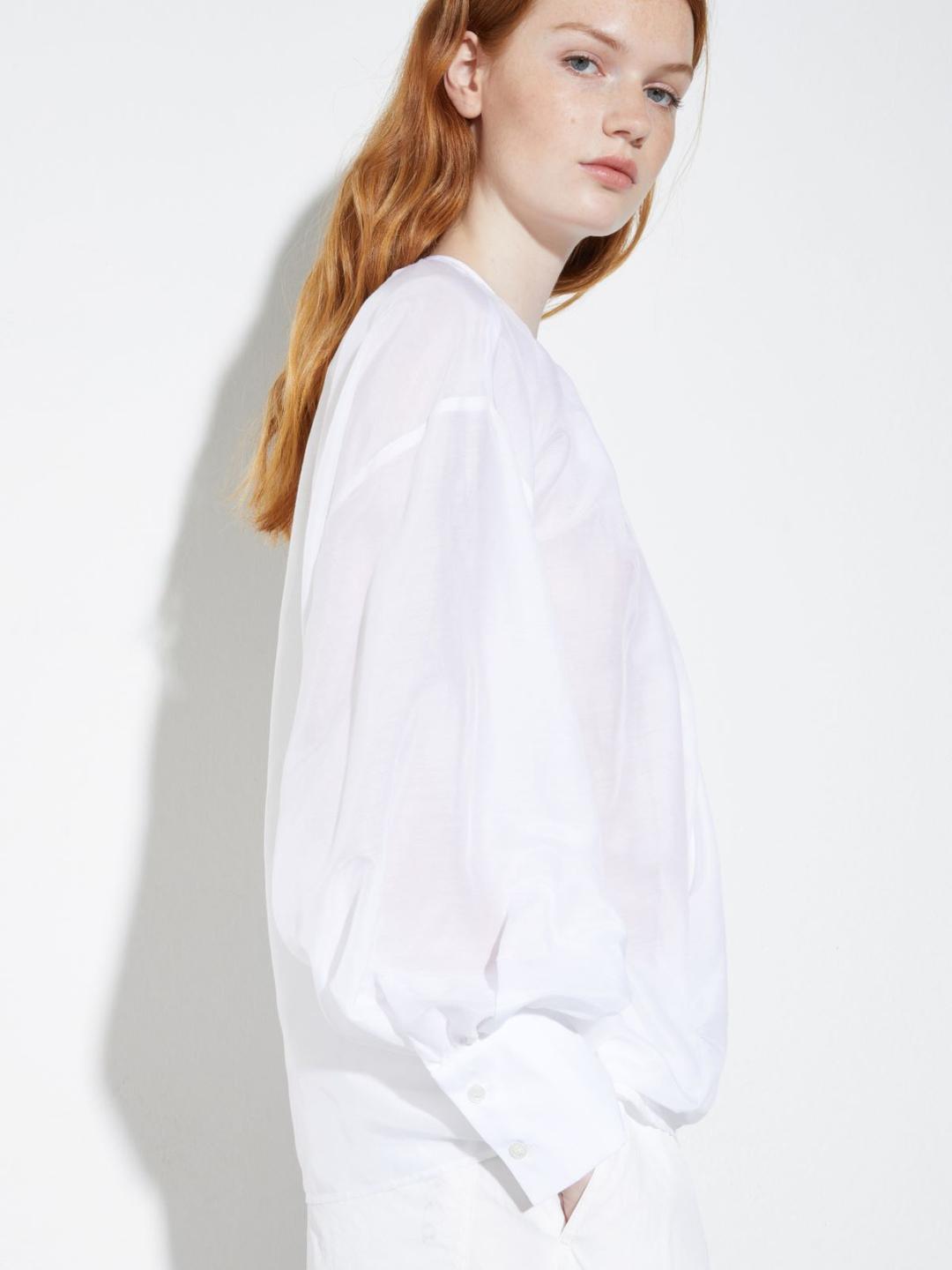 Blusa in voile di cotone e seta | Max&Co Blusa in voile di cotone e seta | Max&Co