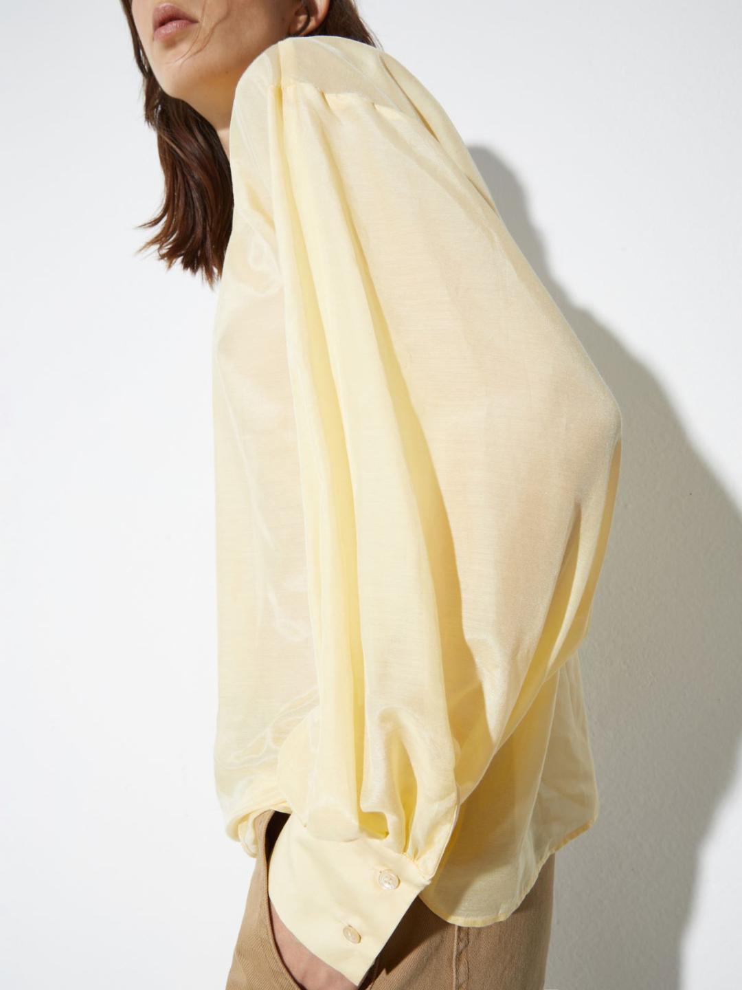 Blusa in voile di cotone e seta | Max&Co Blusa in voile di cotone e seta | Max&Co