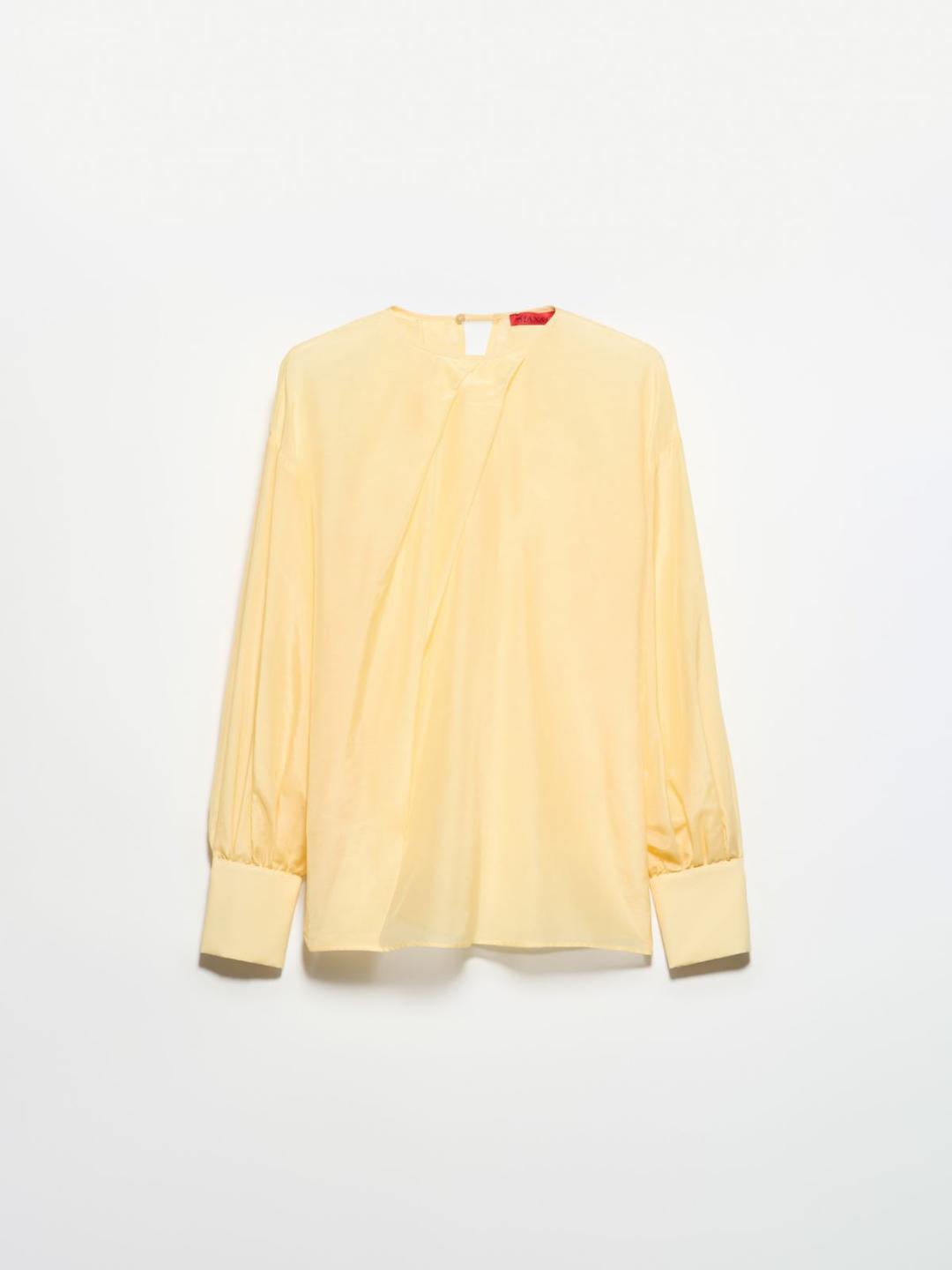 Blusa in voile di cotone e seta | Max&Co Blusa in voile di cotone e seta | Max&Co