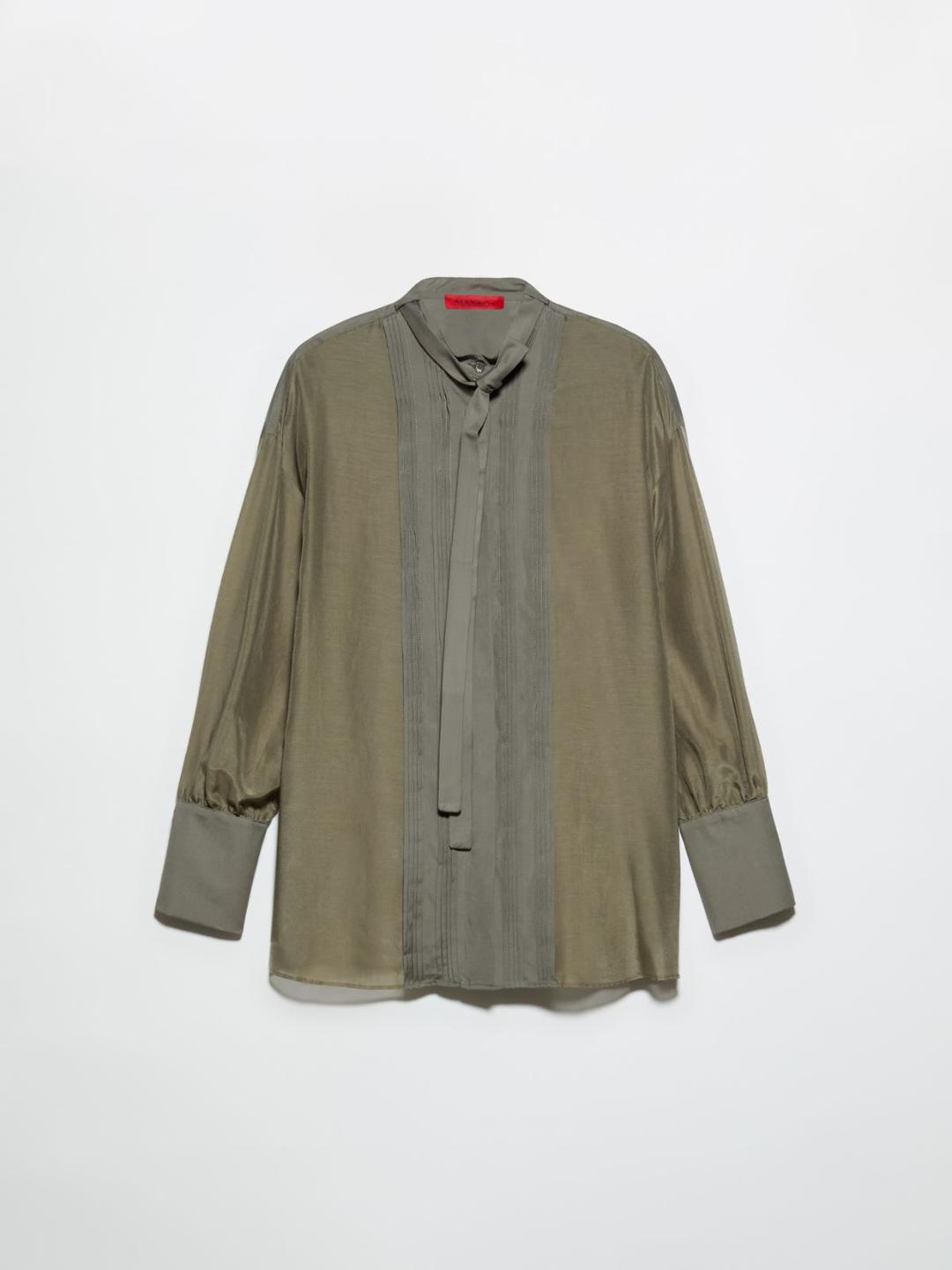 Camicia in voile di cotone e seta | Max&Co Camicia in voile di cotone e seta | Max&Co