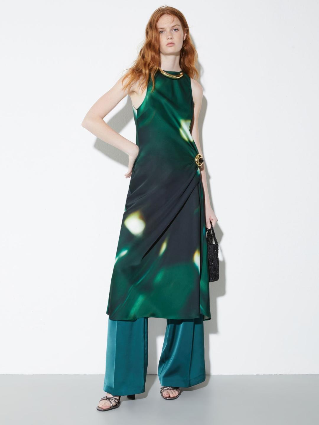 Pantaloni ampi in raso fluido | Max&Co Pantaloni ampi in raso fluido | Max&Co