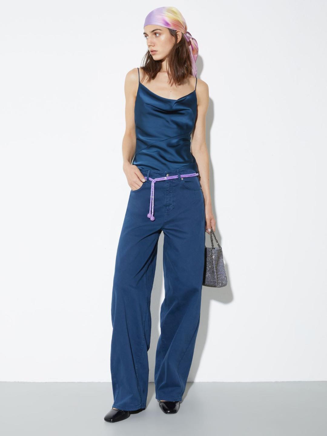 Pantaloni barrel leg in drill | Max&Co Pantaloni barrel leg in drill | Max&Co