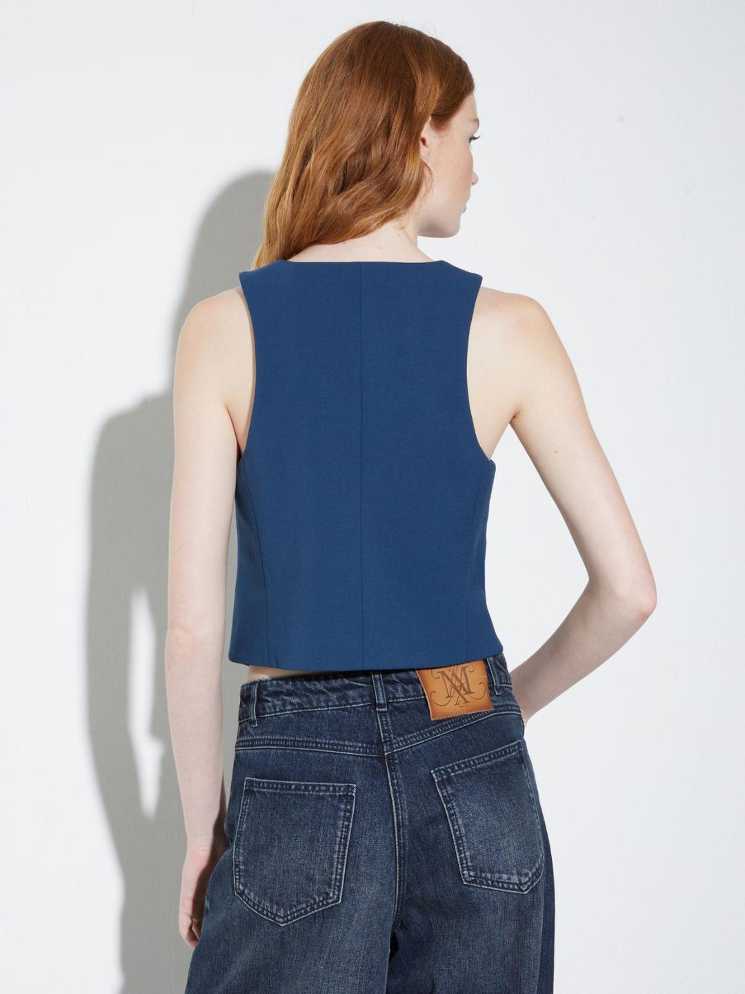 Gilet slim in gabardine | Max&Co Gilet slim in gabardine | Max&Co