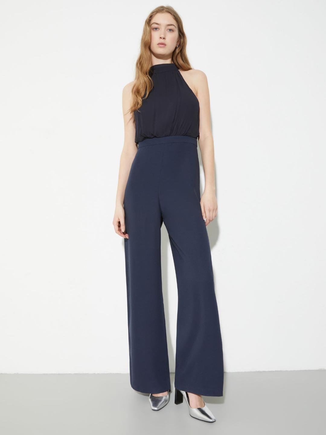 Tuta in envers satin e georgette | Max&Co Tuta in envers satin e georgette | Max&Co