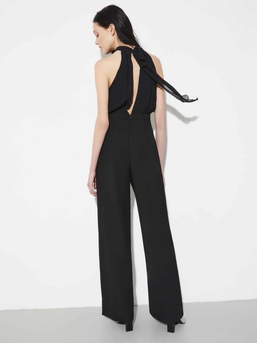 Tuta in envers satin e georgette | Max&Co Tuta in envers satin e georgette | Max&Co