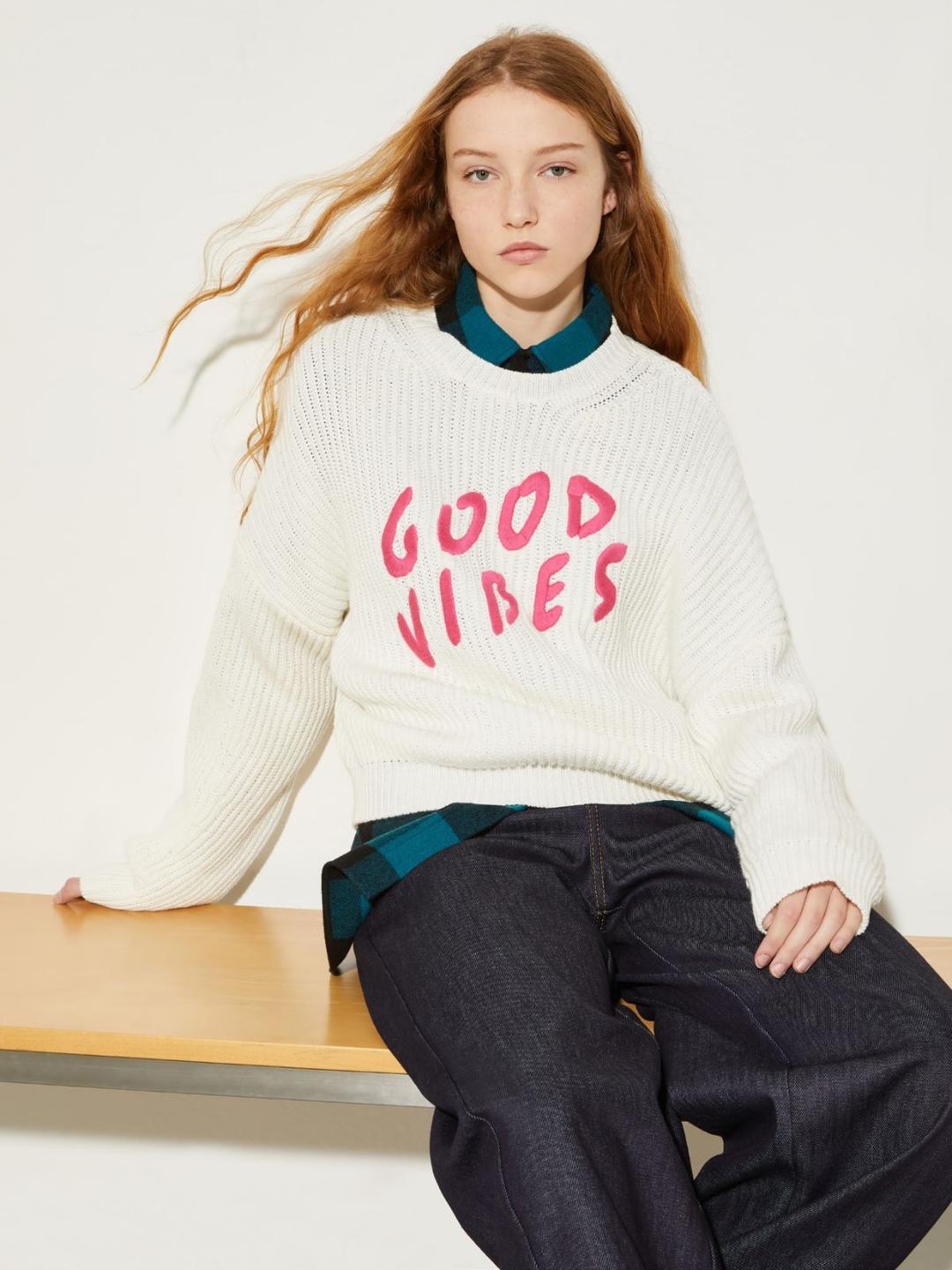 Maglia ricamata &Co.llaboration with P. Terzini | Max&Co Maglia ricamata &Co.llaboration with P. Terzini | Max&Co