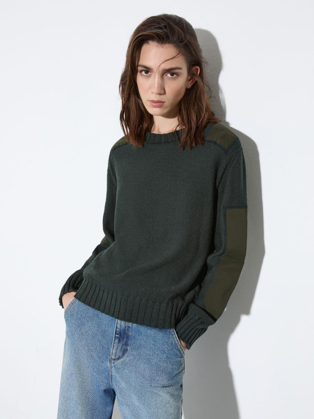 Maglia con dettagli in duchesse | Max&Co Maglia con dettagli in duchesse | Max&Co